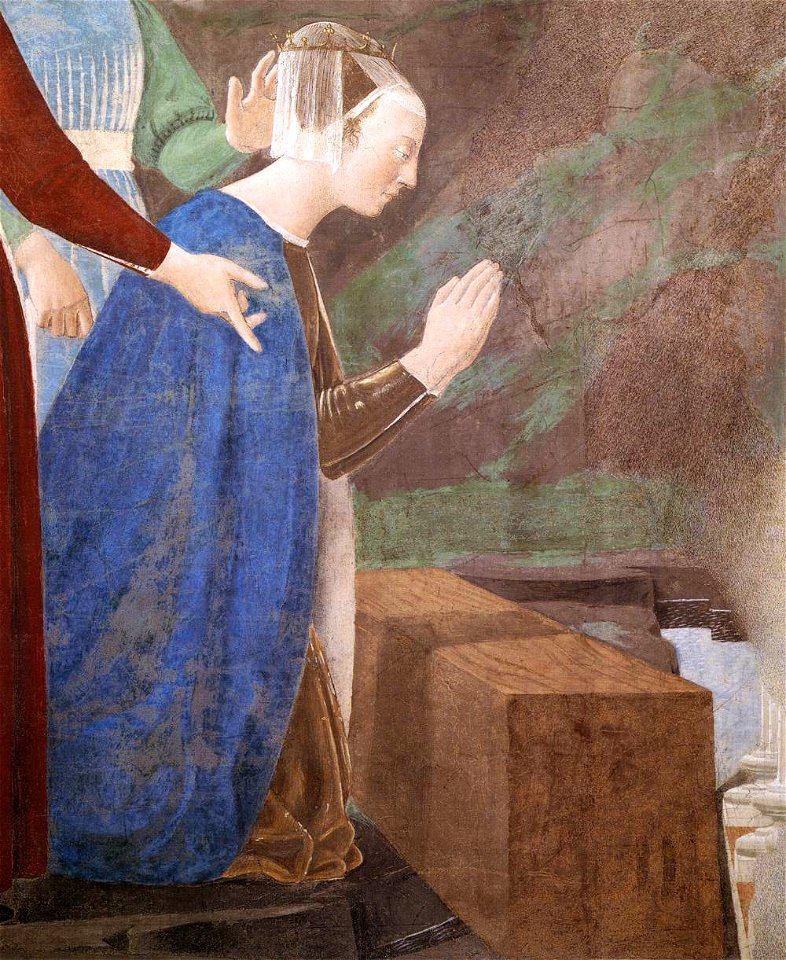 Piero della Francesca - 2a. Procession of the Queen of Sheba (detail) - WGA17490