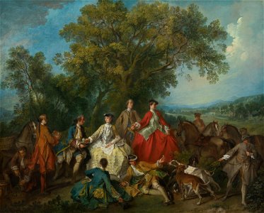 Picnic after the Hunt A12523