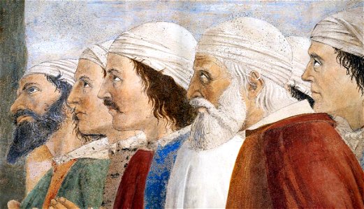 Piero della Francesca - 9. Exaltation of the Cross (detail) - WGA17576