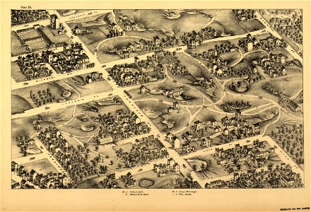 Pictorial St. Louis, the great metropolis of the Mississippi valley; a topographical survey drawn in perspective A.D. 1875, LOC rc01001392-33