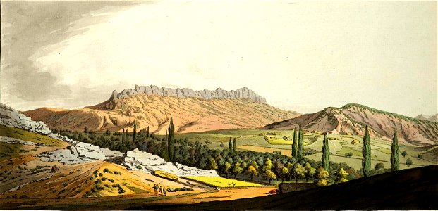 Picture of the chain of cliffs of Taraktash