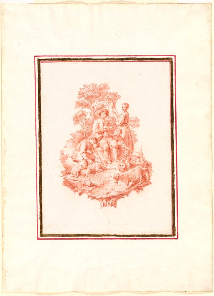 Piazzetta - Tailpiece Design, 1961.1227