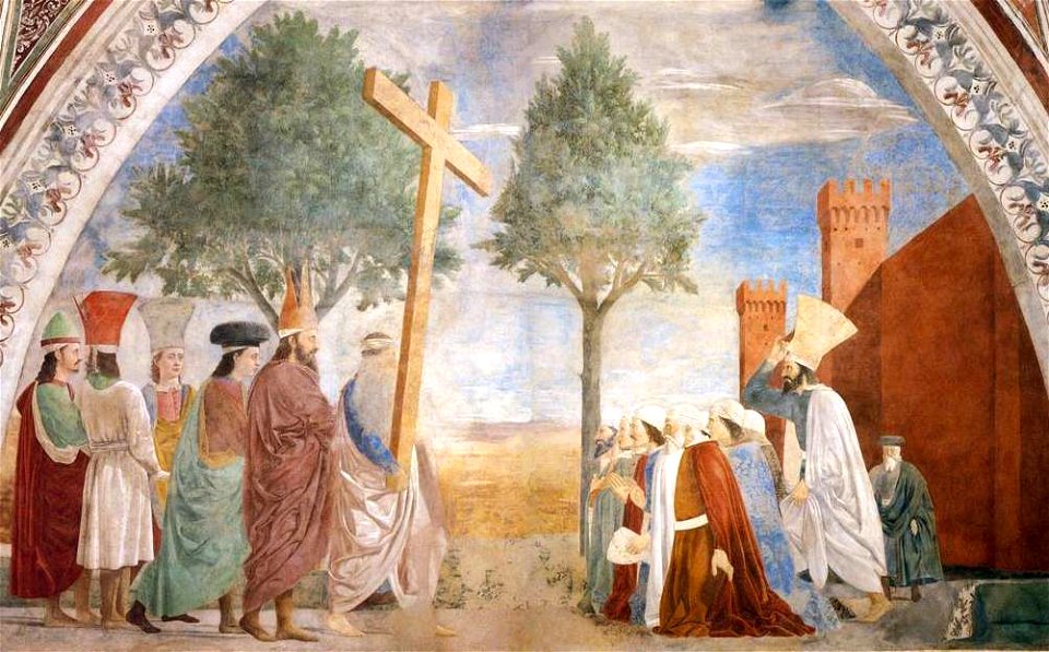 Piero della Francesca - 9. Exaltation of the Cross - WGA17570 (cropped)