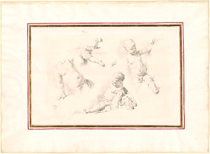 Piazzetta - Four Studies of Putti, 1961.1259