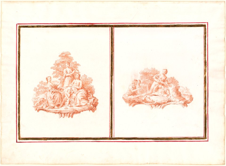 Piazzetta - Two Pastoral Scenes, 1961.1223