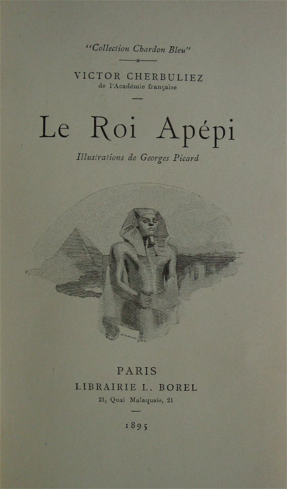 PICARD georges Cherbuliez roi apepi 00 00
