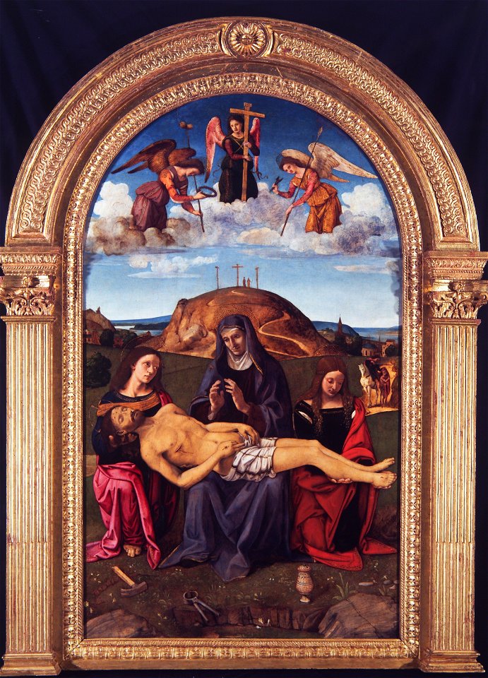 Piero di Cosimo - Compianto sul Cristo morto, Opera n. 34 — Sala 18 — Piano 3°