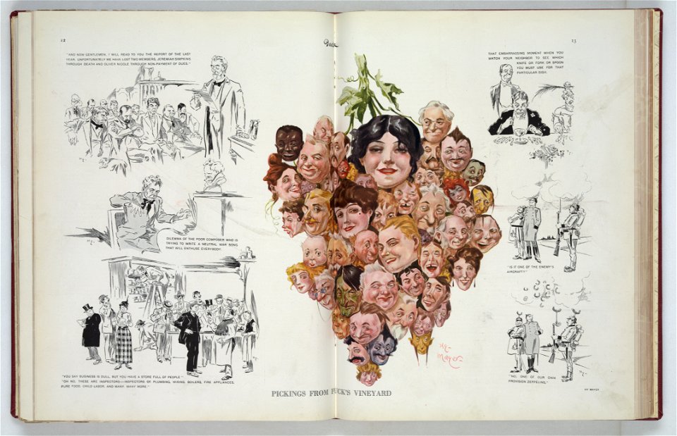 Pickings from Puck's vineyard - Hy Mayer. LCCN2011660503