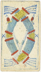 Piedmontese tarot deck - Solesio - 1865 - 10 of Swords