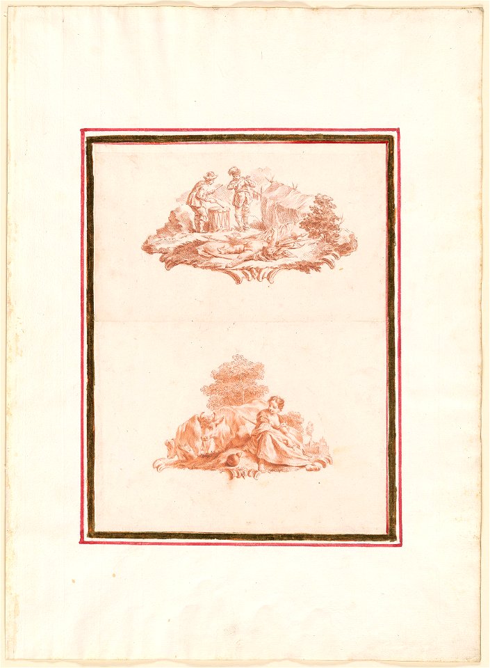 Piazzetta - Two Tailpiece Designs, 1961.1233