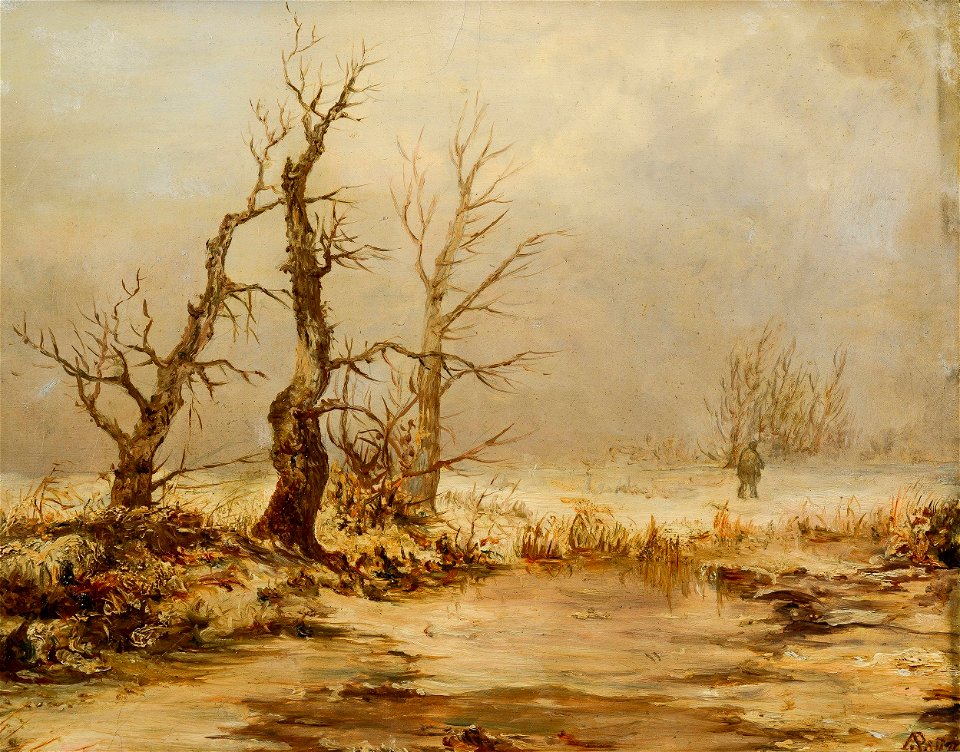 August Piepenhagen - Winterliche Landschaft