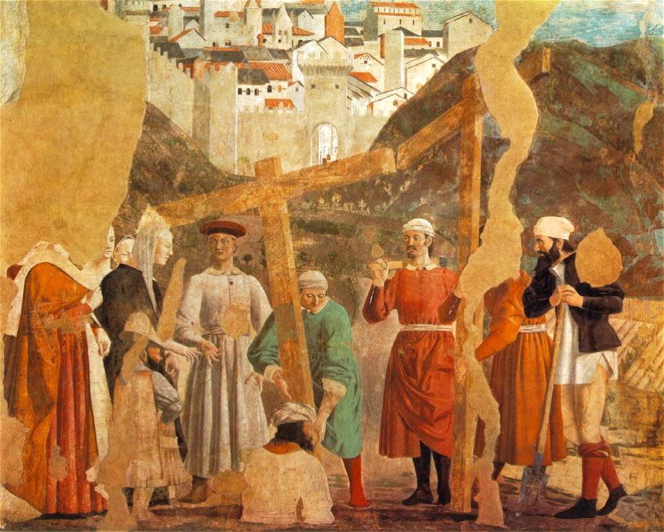 Piero, arezzo, Discovery and Proof of the True Cross 02