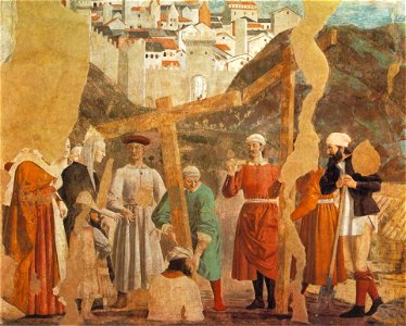 Piero, arezzo, Discovery and Proof of the True Cross 02
