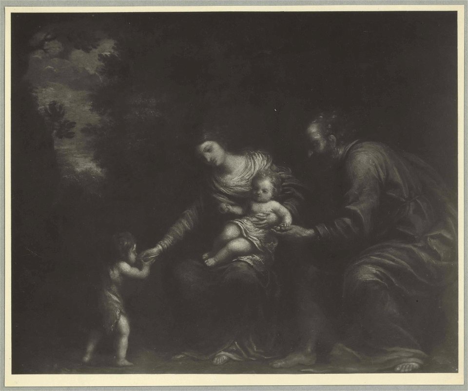 Pier Francesco Mola - Holy Family in a Landscape