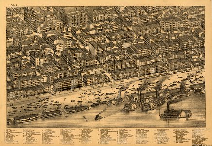 Pictorial St. Louis, the great metropolis of the Mississippi valley; a topographical survey drawn in perspective A.D. 1875, LOC rc01001392-5