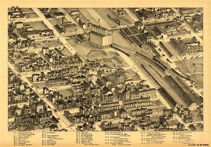 Pictorial St. Louis, the great metropolis of the Mississippi valley; a topographical survey drawn in perspective A.D. 1875, LOC rc01001392-27