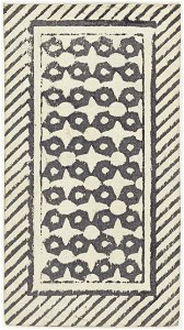 Piedmontese tarot deck - Solesio - 1865 - Back side