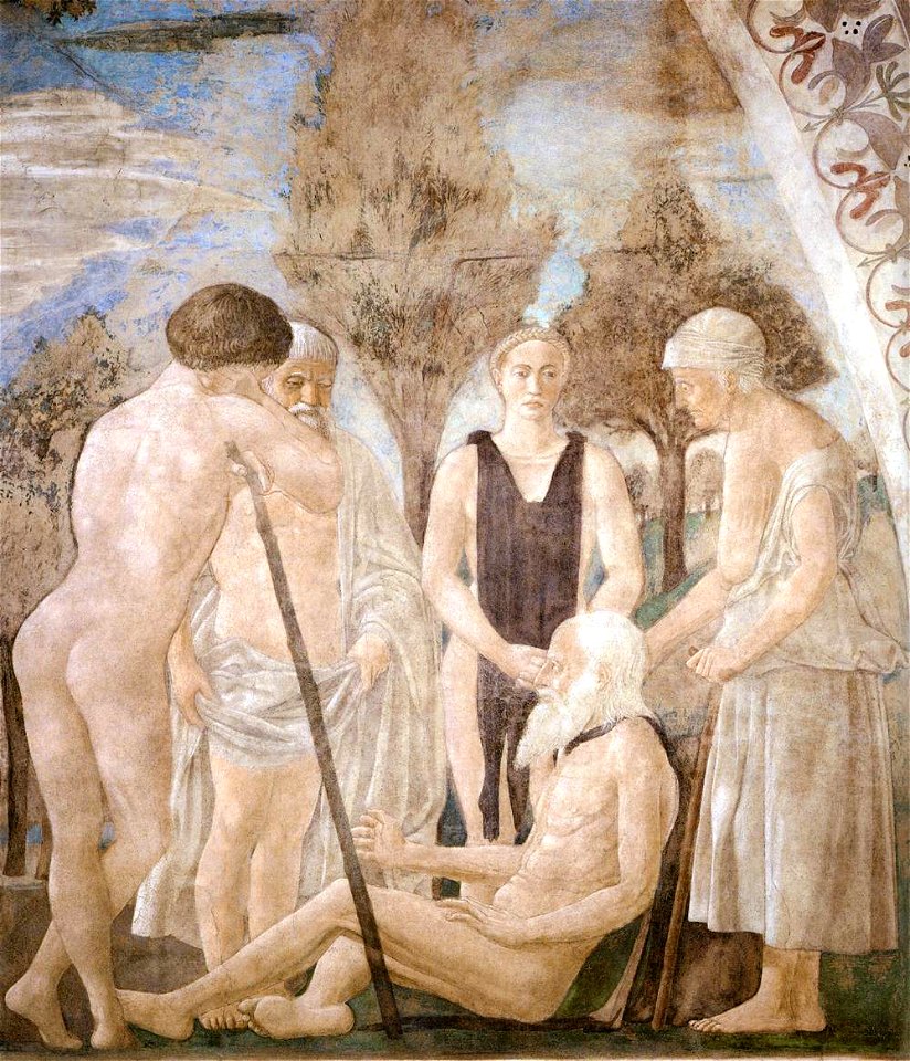 Piero della Francesca - 1. Death of Adam (detail) - WGA17476