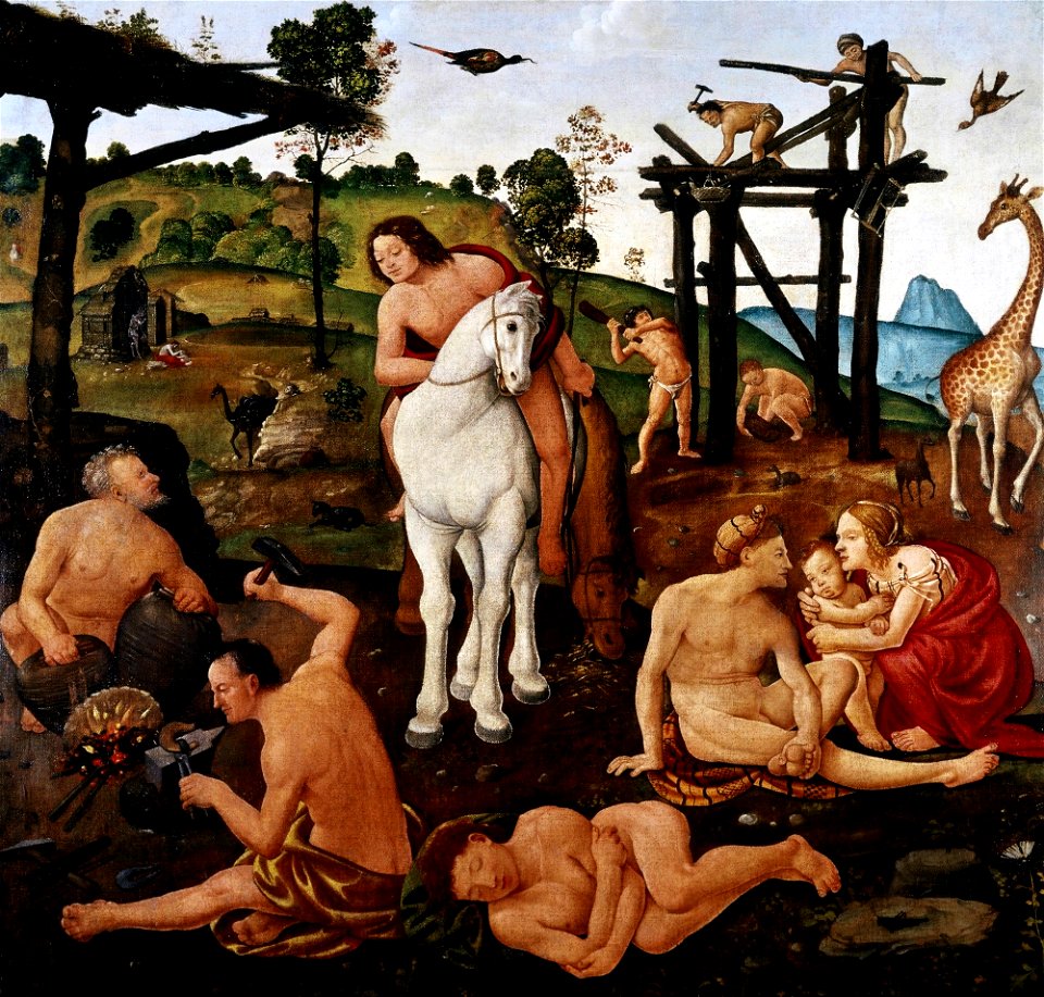 Piero di Cosimo - Vulcano e Eolo