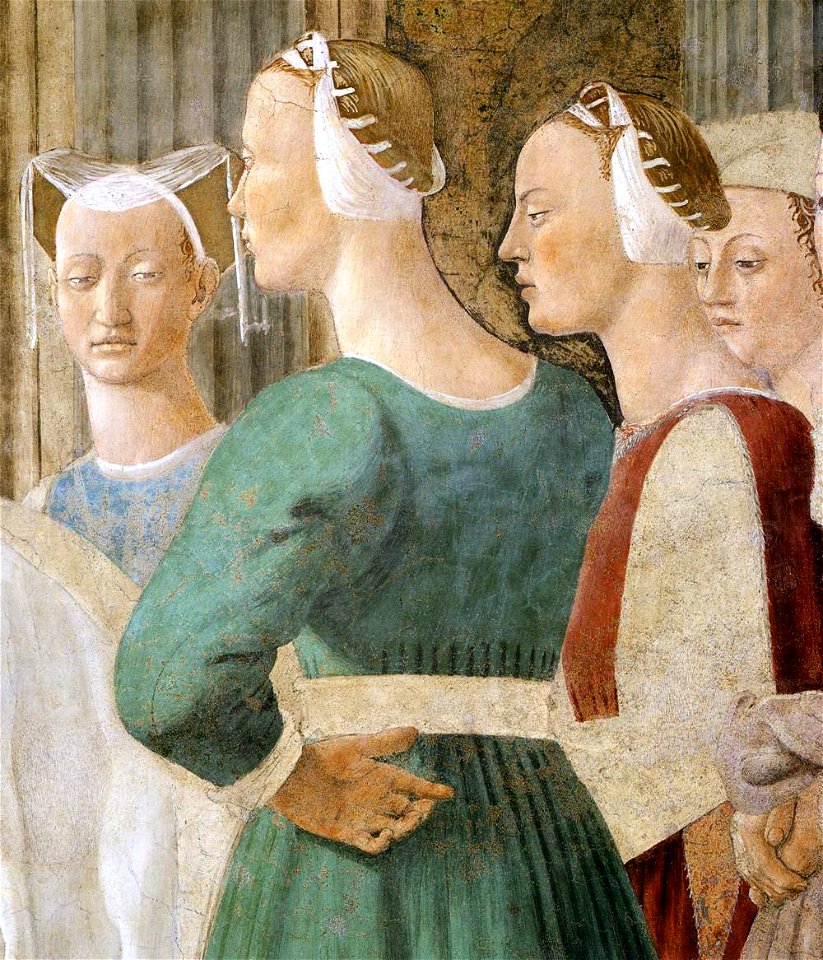 Piero della Francesca - 2b. Meeting between the Queen of Sheba and King Solomon - WGA17499