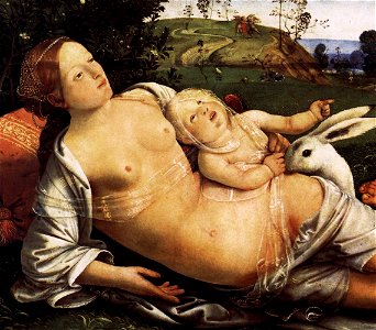 Piero di cosimo, venere marte e cupido, 02
