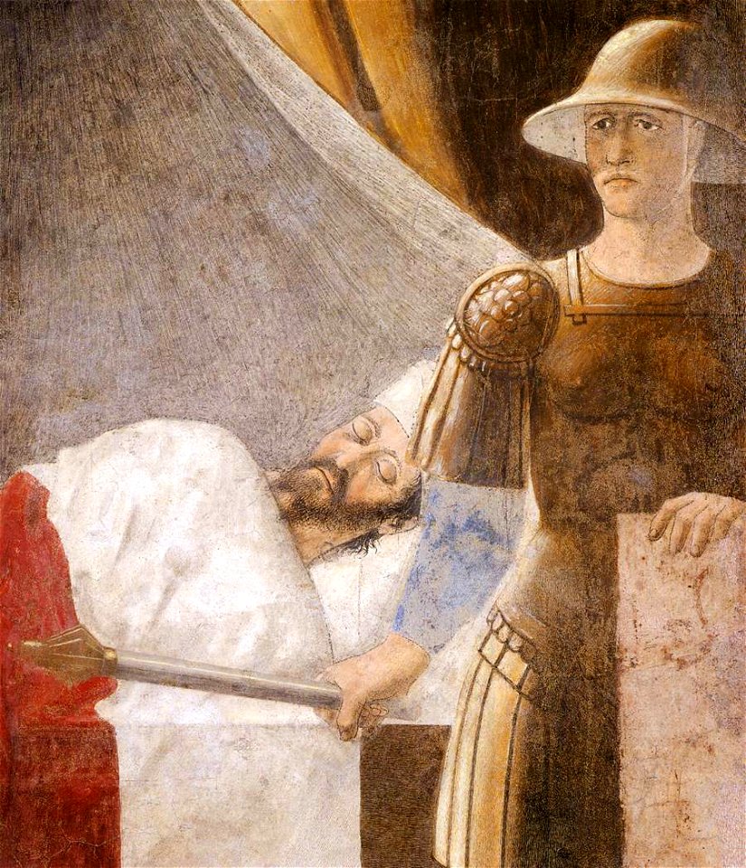 Piero della Francesca - 4. Vision of Constantine (detail) - WGA17510