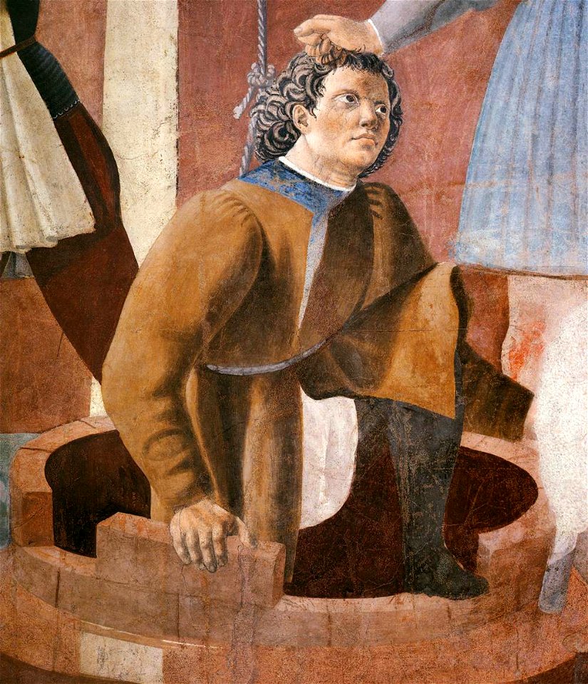 Piero della Francesca - 6. Torture of the Jew (detail) - WGA17530