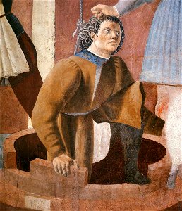 Piero della Francesca - 6. Torture of the Jew (detail) - WGA17530