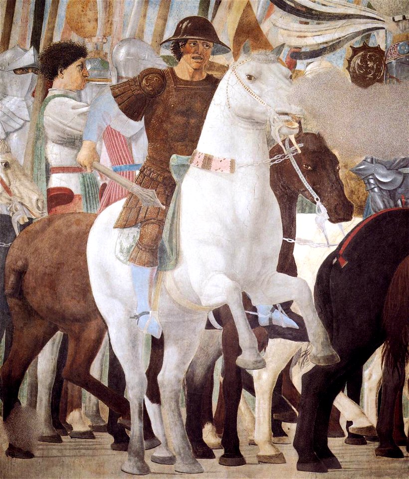 Piero della Francesca - 5. Constantine's Victory over Maxentius (detail) - WGA17516