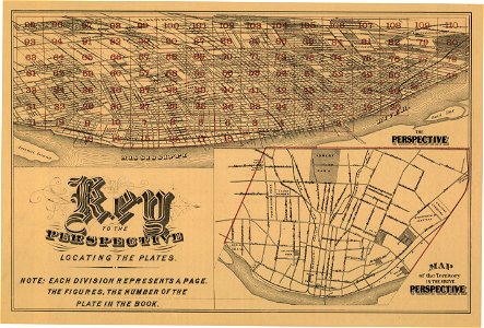 Pictorial St. Louis, the great metropolis of the Mississippi valley; a topographical survey drawn in perspective A.D. 1875, LOC rc01001392-3
