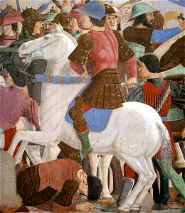 Piero della Francesca - 8. Battle between Heraclius and Chosroes (detail) - WGA17564