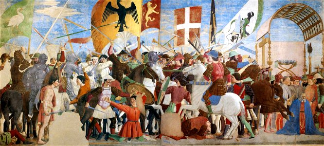 Piero della Francesca - 8. Battle between Heraclius and Chosroes - WGA17551