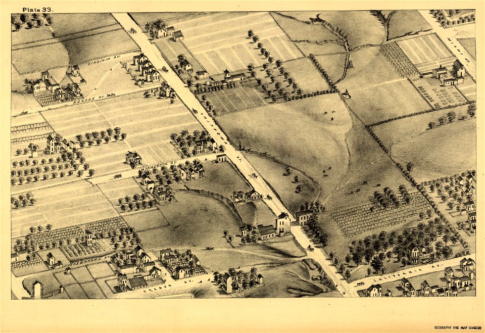 Pictorial St. Louis, the great metropolis of the Mississippi valley; a topographical survey drawn in perspective A.D. 1875, LOC rc01001392-37