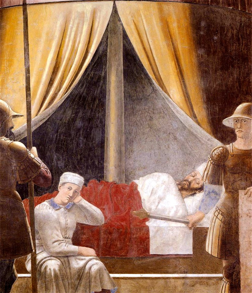 Piero della Francesca - 4. Vision of Constantine (detail) - WGA17509