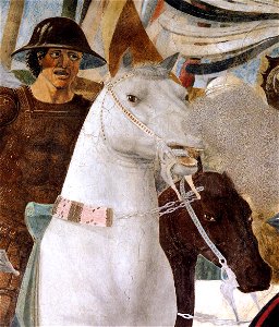 Piero della Francesca - 5. Constantine's Victory over Maxentius (detail) - WGA17517