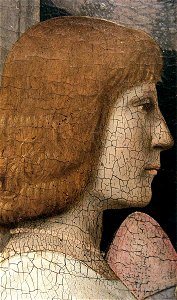 Piero della Francesca - Madonna and Child Attended by Angels (detail) - WGA17607