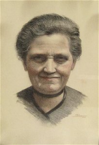 Pierre Blanc, dessin réhaussé, 1941