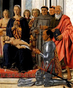 Piero della Francesca - Montefeltro Altarpiece (detail) - WGA17617