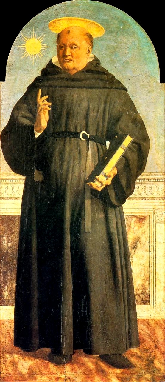 Piero della Francesca - Polyptych of St Augustine - St Nicholas of Tolentino - WGA17459