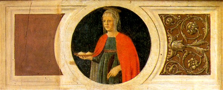 Piero della Francesca - Polyptych of St Anthony - St Agatha - WGA17469