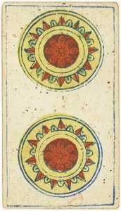 Piedmontese tarot deck - Solesio - 1865 - 2 of Coins