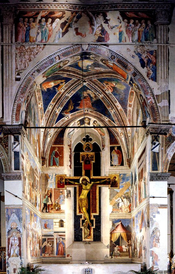 Piero della Francesca - View of the Cappella Maggiore - WGA17473