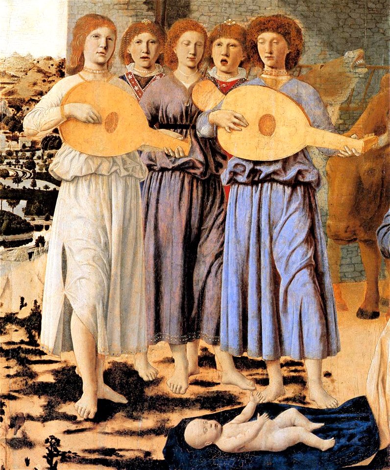 Piero della Francesca - Nativity (detail) - WGA17621