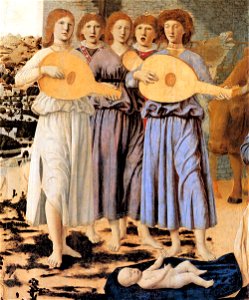 Piero della Francesca - Nativity (detail) - WGA17621