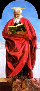 Piero della Francesca - Polyptych of St Augustine - St John the Evangelist - WGA17458