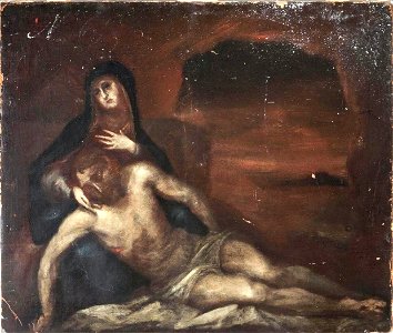 Piedad, obra anónima del siglo XVII (Real Academia de Bellas Artes de San Fernando)