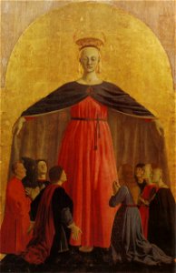 Piero della francesca, madonna della misericordia