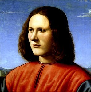 Piero di Cosimo - A Young Man - Google Art Project. Free illustration for personal and commercial use.