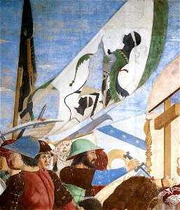 Piero della Francesca - 8. Battle between Heraclius and Chosroes (detail) - WGA17566