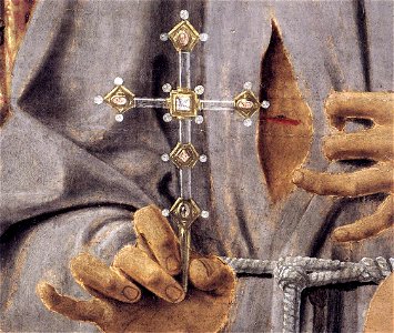 Piero della Francesca - Montefeltro Altarpiece (detail) - WGA17619